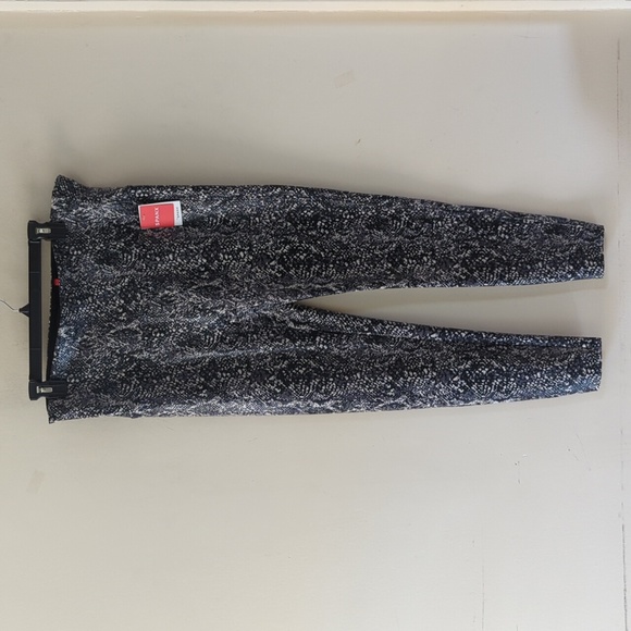 Spanx Faux Leather Snake Shine Leggings in Grey Snake - Picture 8 of 16